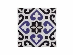 Medina Ceramic Square Tile Trivet Azrou 15cm