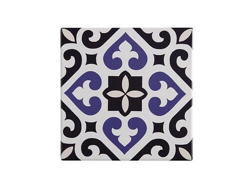 Medina Ceramic Square Tile Trivet Azrou 15cm 3 Medina Ceramic Square Tile Trivet Azrou 15cm - Image 3