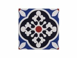 Medina Ceramic Square Tile Trivet Tiznit 15cm -Table Decoration Shop du0070 1