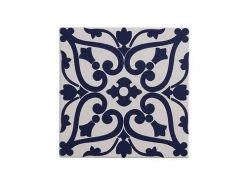 Medina Ceramic Square Tile Trivet Maarif 15cm -Table Decoration Shop du0072 1