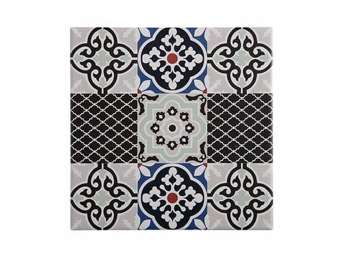 Medina Ceramic Square Tile Trivet Malaga 20cm 3 Medina Ceramic Square Tile Trivet Malaga 20cm - Image 3