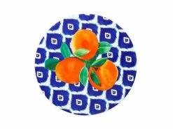 Positano Ceramic Round Tile Trivet 20cm Arancia 5 Positano Ceramic Round Tile Trivet 20cm Arancia -Table Decoration Shop du0080 1