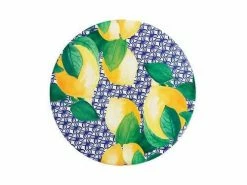 Positano Ceramic Round Tile Trivet 20cm Limone 5 Positano Ceramic Round Tile Trivet 20cm Limone -Table Decoration Shop du0106 1