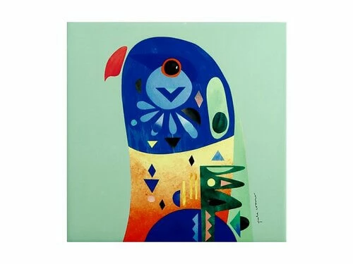 Pete Cromer Ceramic Square Trivet 20cm Lorikeet 1 Pete Cromer Ceramic Square Trivet 20cm Lorikeet