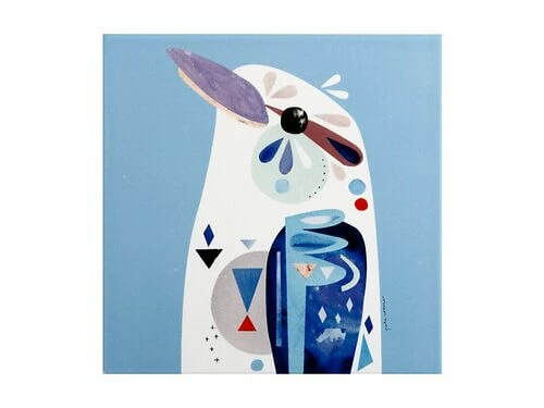 Pete Cromer Ceramic Square Trivet 20cm Kookaburra 1 Pete Cromer Ceramic Square Trivet 20cm Kookaburra