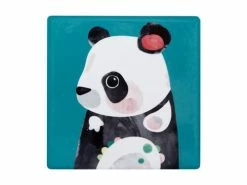 Pete Cromer Wildlife Ceramic Square Coaster 9.5cm Panda -Table Decoration Shop du0230 2