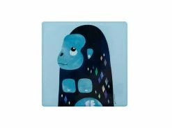 Pete Cromer Wildlife Ceramic Square Coaster 9.5cm Gorilla