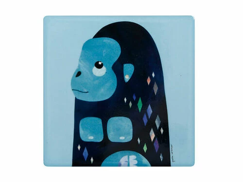 Pete Cromer Wildlife Ceramic Square Coaster 9.5cm Gorilla 3 Pete Cromer Wildlife Ceramic Square Coaster 9.5cm Gorilla - Image 3