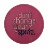 Kasey Rainbow Be Kind Ceramic Coaster 10cm Don't Change Your Spots