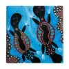 Melanie Hava Journeys Ceramic Coaster 10cm Platypuses