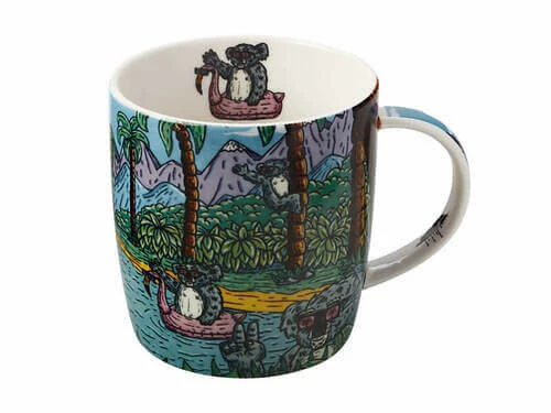 Royal Children's Hospital Foundation Uoo Uoo Mug & Coaster Set Mulga the Artist Gift Boxed 2 Royal Children's Hospital Foundation Uoo Uoo Mug & Coaster Set Mulga the Artist Gift Boxed - Image 2