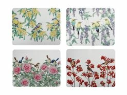 Royal Botanic Gardens Victoria - Garden Friends Cork Back Placemat 34x26.5cm Set of 4 Gift Boxed