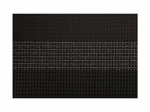 Table Accents Woven Lurex Placemat 45x30cm Black 2 Table Accents Woven Lurex Placemat 45x30cm Black - Image 2