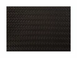 Table Accents Leather Look Placemat 43x30cm Black Plait