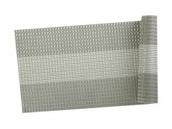 Table Accents Woven Lurex Runner 30x150cm Grey