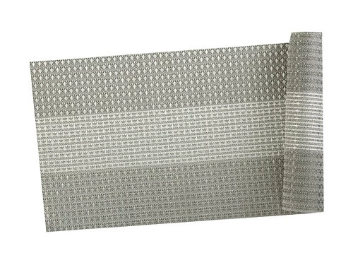 Table Accents Woven Lurex Runner 30x150cm Grey 1 Table Accents Woven Lurex Runner 30x150cm Grey