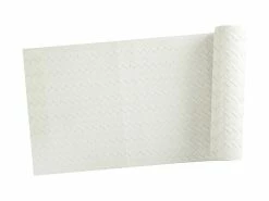 Table Accents Leather Look Runner 30x150cm Ivory Plait