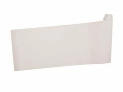 Table Accents Leather Look Cowhide Runner 30x150cm Ivory