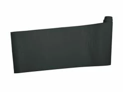 Table Accents Leather Look Cowhide Runner 30x150cm Charcoal