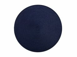 Table Accents Round Placemat 38cm Navy