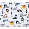 Marc Martin Feline Friends Cork Back Placemat 34x26.5cm Set of 4 Gift Boxed