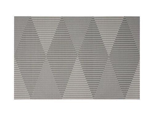 Table Accents Placemat 45x30cm Diamond Dark Grey 1 Table Accents Placemat 45x30cm Diamond Dark Grey