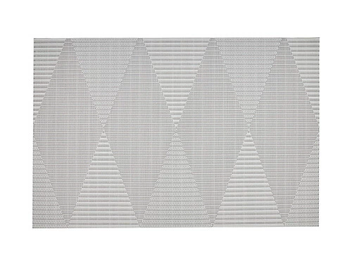 Table Accents Placemat 45x30cm Diamond Grey White 1 Table Accents Placemat 45x30cm Diamond Grey White
