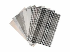 Table Accents Placemat 45x30cm White Grey Check 5 Table Accents Placemat 45x30cm White Grey Check -Table Decoration Shop gi0369 type