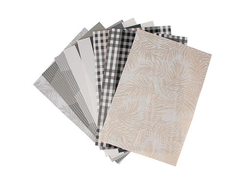 Table Accents Placemat 45x30cm Frond Gold White 2 Table Accents Placemat 45x30cm Frond Gold White - Image 2