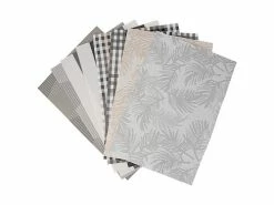 Table Accents Placemat 45x30cm Frond Silver White -Table Decoration Shop gi0371 type
