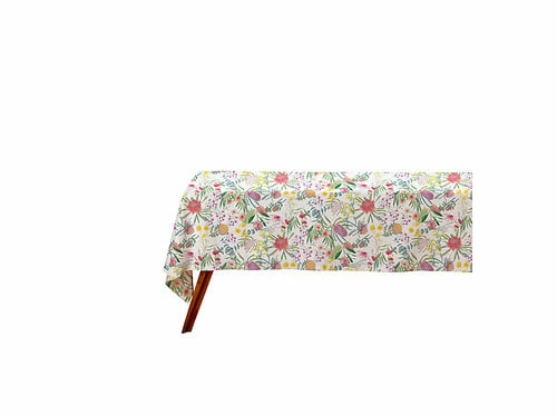 Royal Botanic Gardens Victoria Native Blooms Cotton Rectangular Tablecloth 270x150cm 1 Royal Botanic Gardens Victoria Native Blooms Cotton Rectangular Tablecloth 270x150cm
