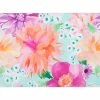 Teas & C's Dahlia Daze Cotton Placemat 45x30cm Sky