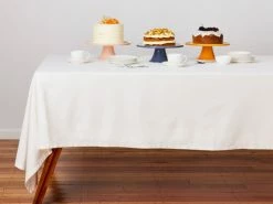 Cotton Classics Rectangular Tablecloth 300x150cm Snow -Table Decoration Shop maxwell williams cottonclassics tablecloth snow 01 800x600