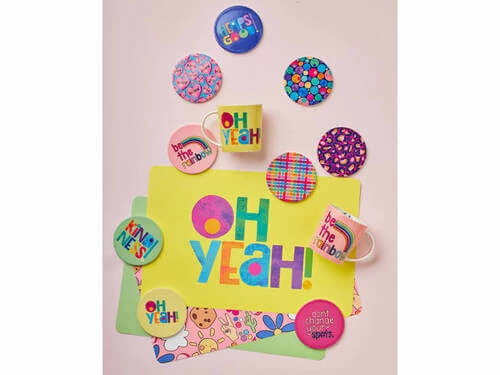 Kasey Rainbow Be Kind Ceramic Coaster 10cm Don't Change Your Spots 2 Kasey Rainbow Be Kind Ceramic Coaster 10cm Don't Change Your Spots - Image 2