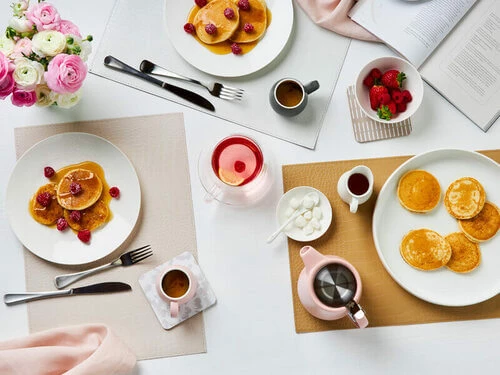 Table Accents Leather Look Alligator Coaster 10x10cm Set of 4 Ecru 2 Table Accents Leather Look Alligator Coaster 10x10cm Set of 4 Ecru - Image 2