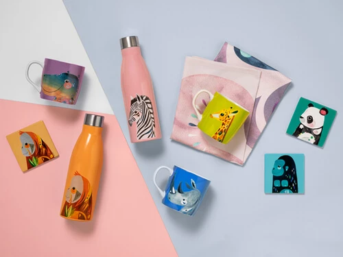 Pete Cromer Wildlife Ceramic Square Coaster 9.5cm Gorilla 2 Pete Cromer Wildlife Ceramic Square Coaster 9.5cm Gorilla - Image 2